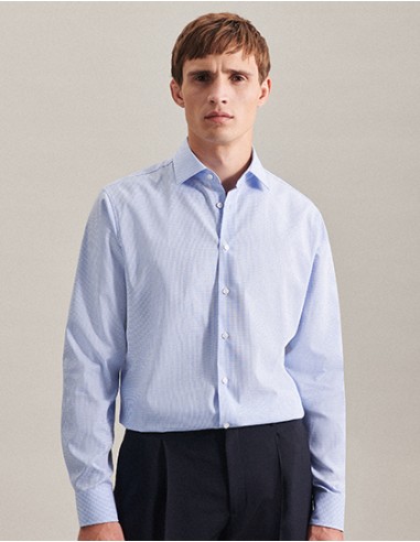 SEI-693640/693660-Mens Shirt Slim Fit Check/Stripes Long Sleeve